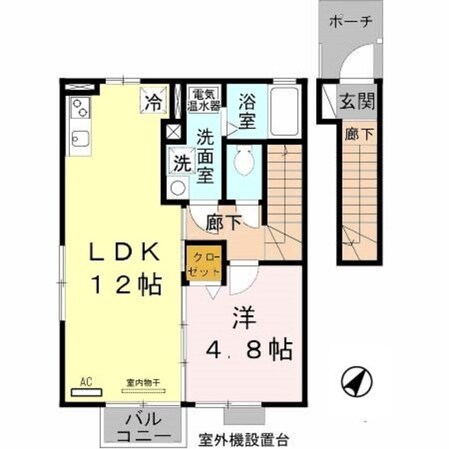 総合運動公園駅 徒歩20分 2階の物件間取画像